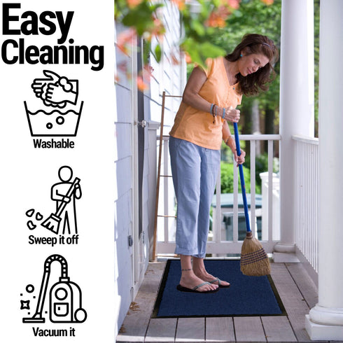 Arran Entrance Mat - Blue